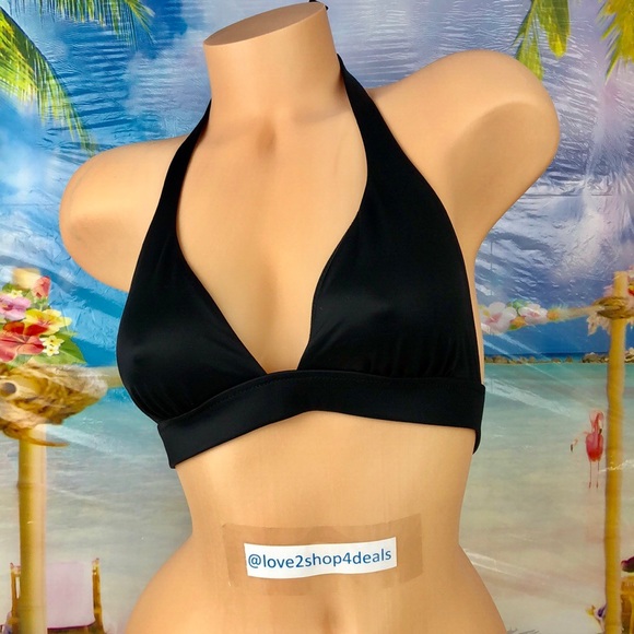 Victoria's Secret Other - ! Victoria’s Secret Black halter swim bikini top